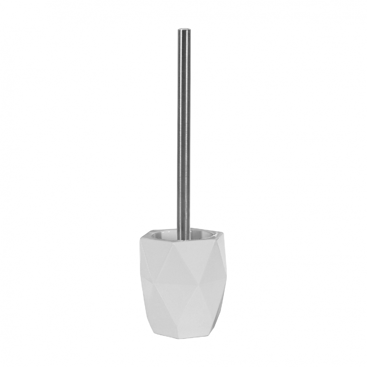 Dalia ambient photos Set 4 Pz. (Distributeur, Porte-brosse à dents, Porte-savon, Brosse de toilette) Blanc [51822]