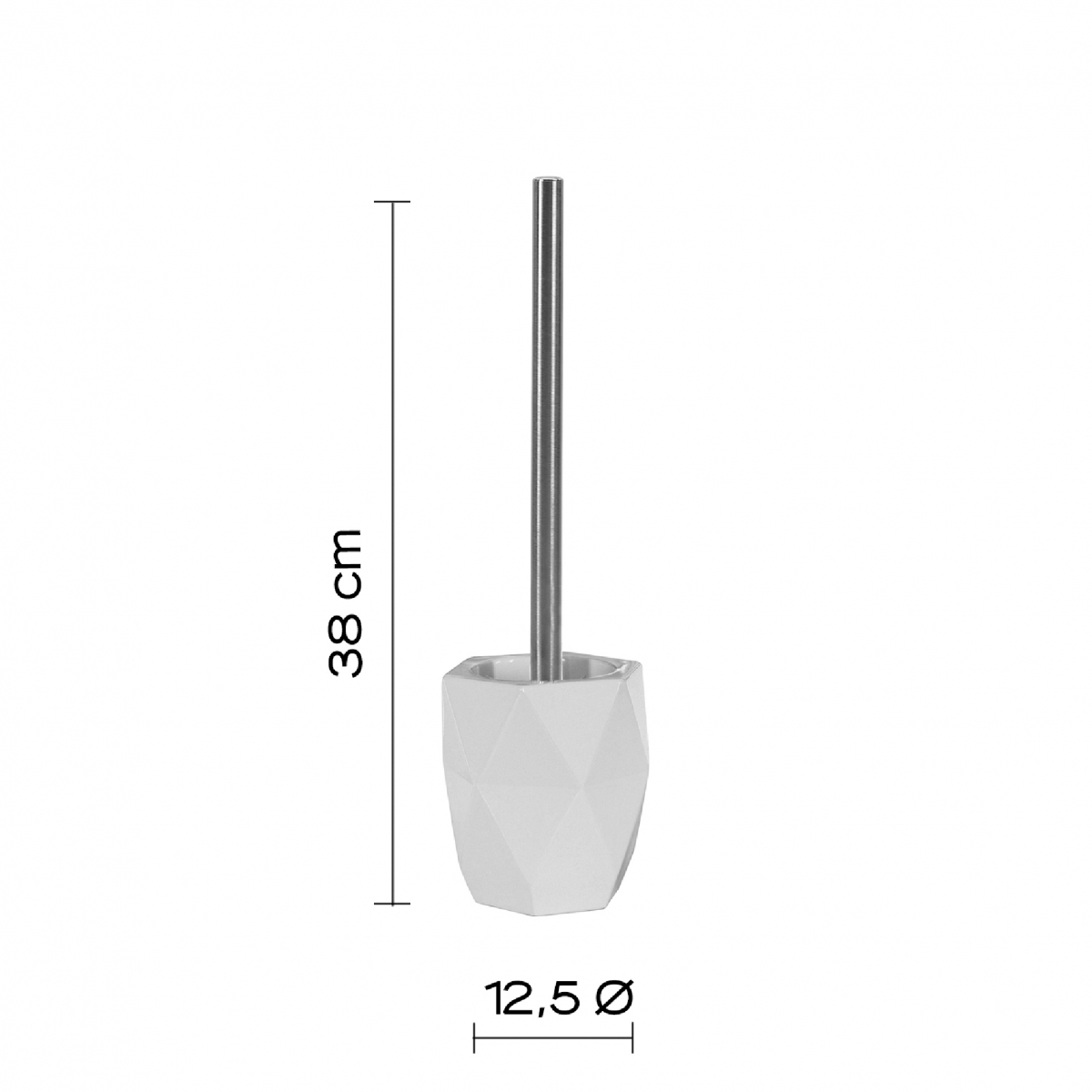 Dalia Room Fotos set 4 Pz. (Dispensador, Suporte para escova, Saboneteira, Suporte para escova) Branco [51823]