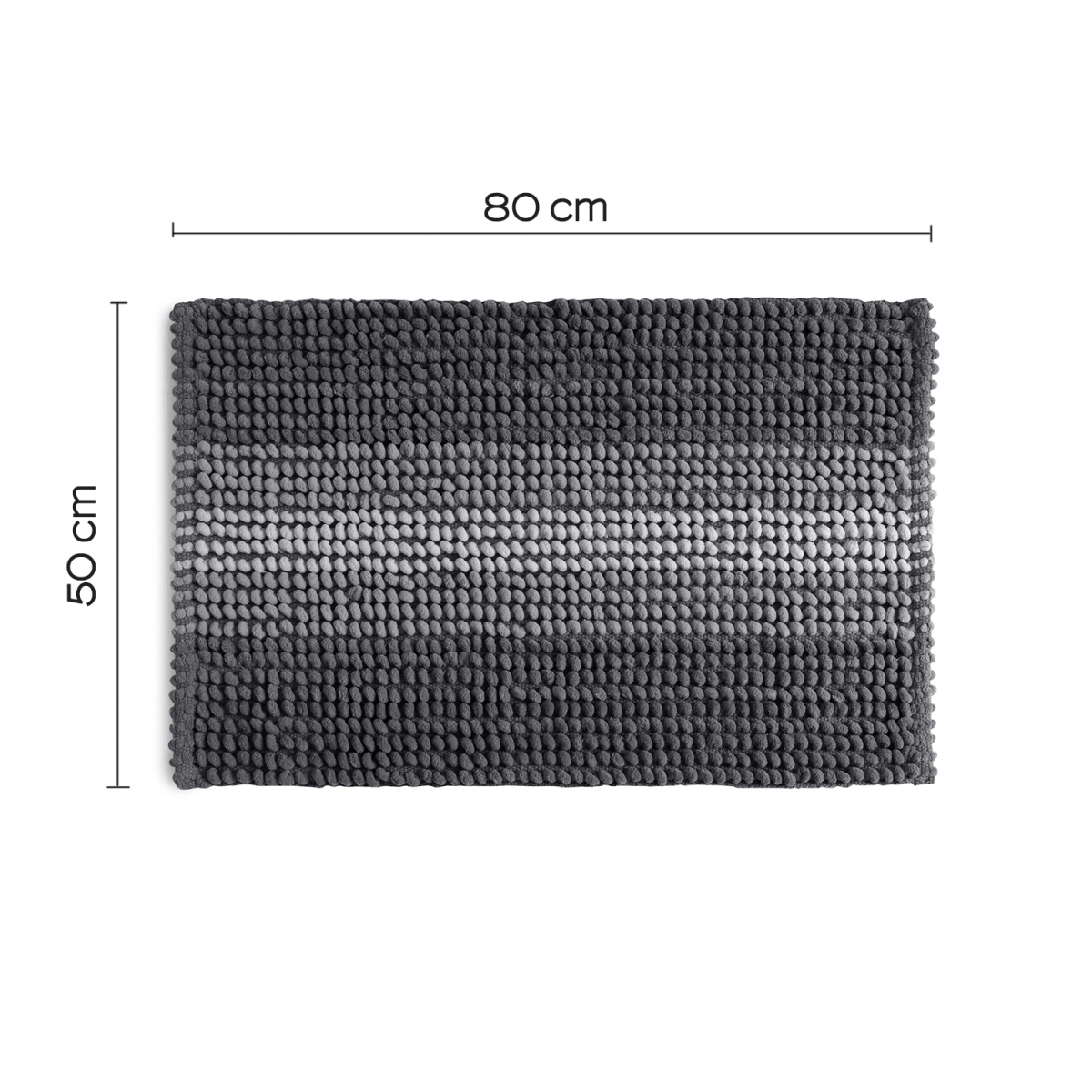 Ambient photos of Rug 80X50 Cm Bubble Gray