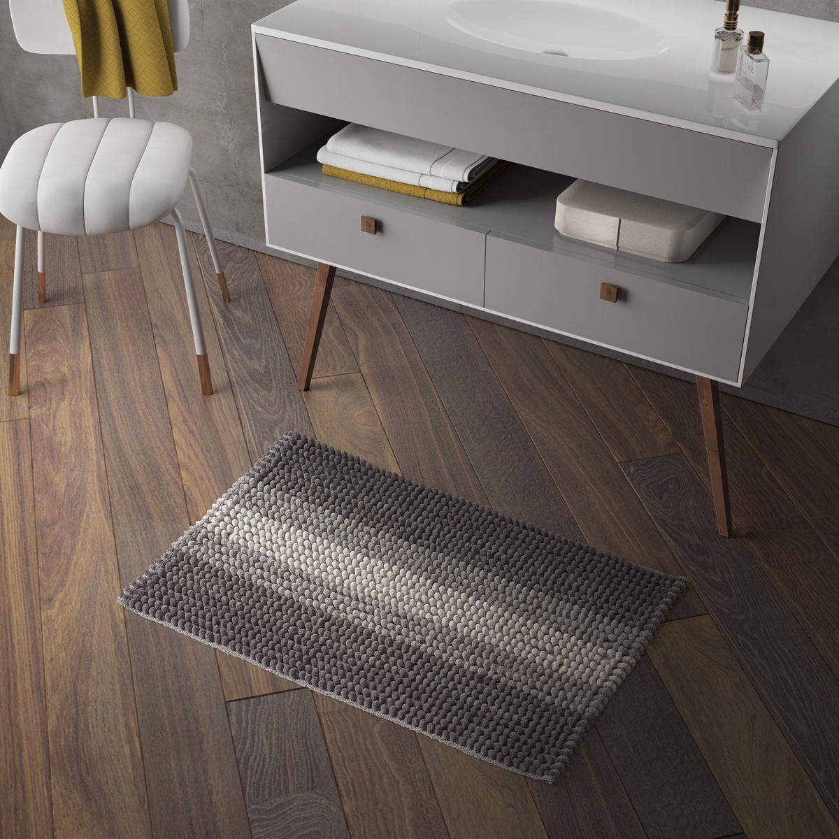 Umgebungsfotos des Teppichs 80X50 cm Bubble Beige