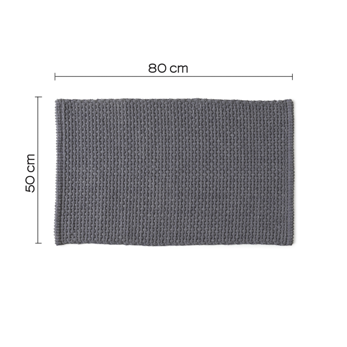 Umgebungsfotos von Teppich 80X50 cm Knot Gray