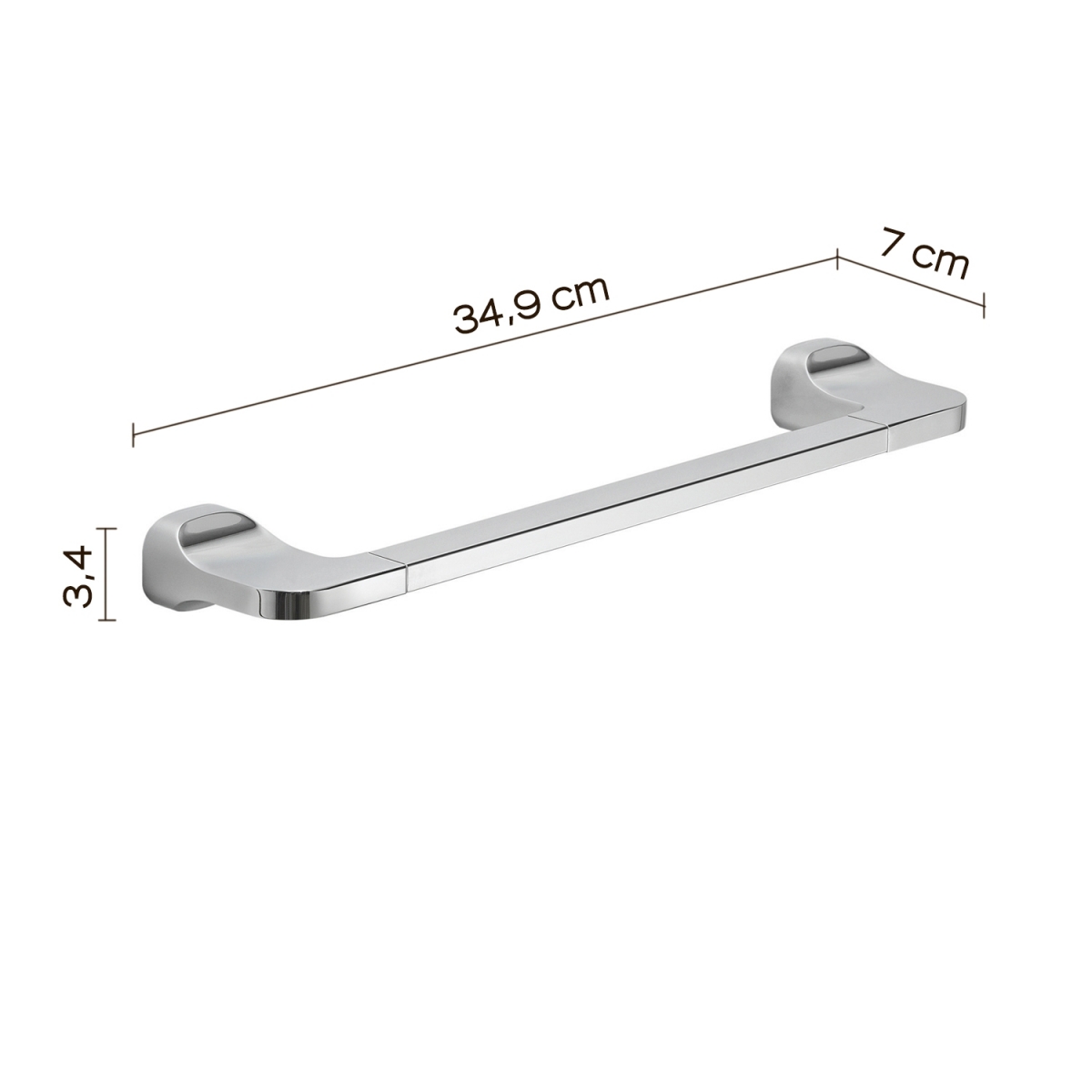 Photo of Towel Rack 35 Cm Stelvio Chrome