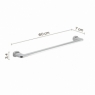 Photo of Towel Rack 60 Cm Stelvio Chrome