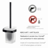 Fotos ambiente de Stelvio Matte Black Wall Brush Holder