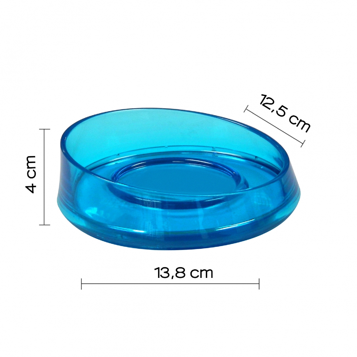 Fotos ambiente de Flou set 4 Pz. (Dispensador, suporte para escova de dentes, saboneteira, escova de vaso sanitário) Turquesa [5
