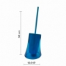 Ambient photos of Flou Set 4 Pz. (Dispenser, Toothbrush holder, Soap dish, Toilet brush) Turquoise [51958]