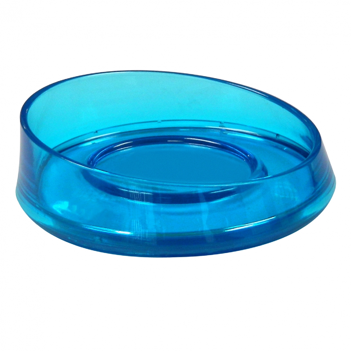 Ambient photos of Flou Set 4 Pz. (Dispenser,Toothbrush holder,Soap dish,Toilet brush) Turquoise [51959]