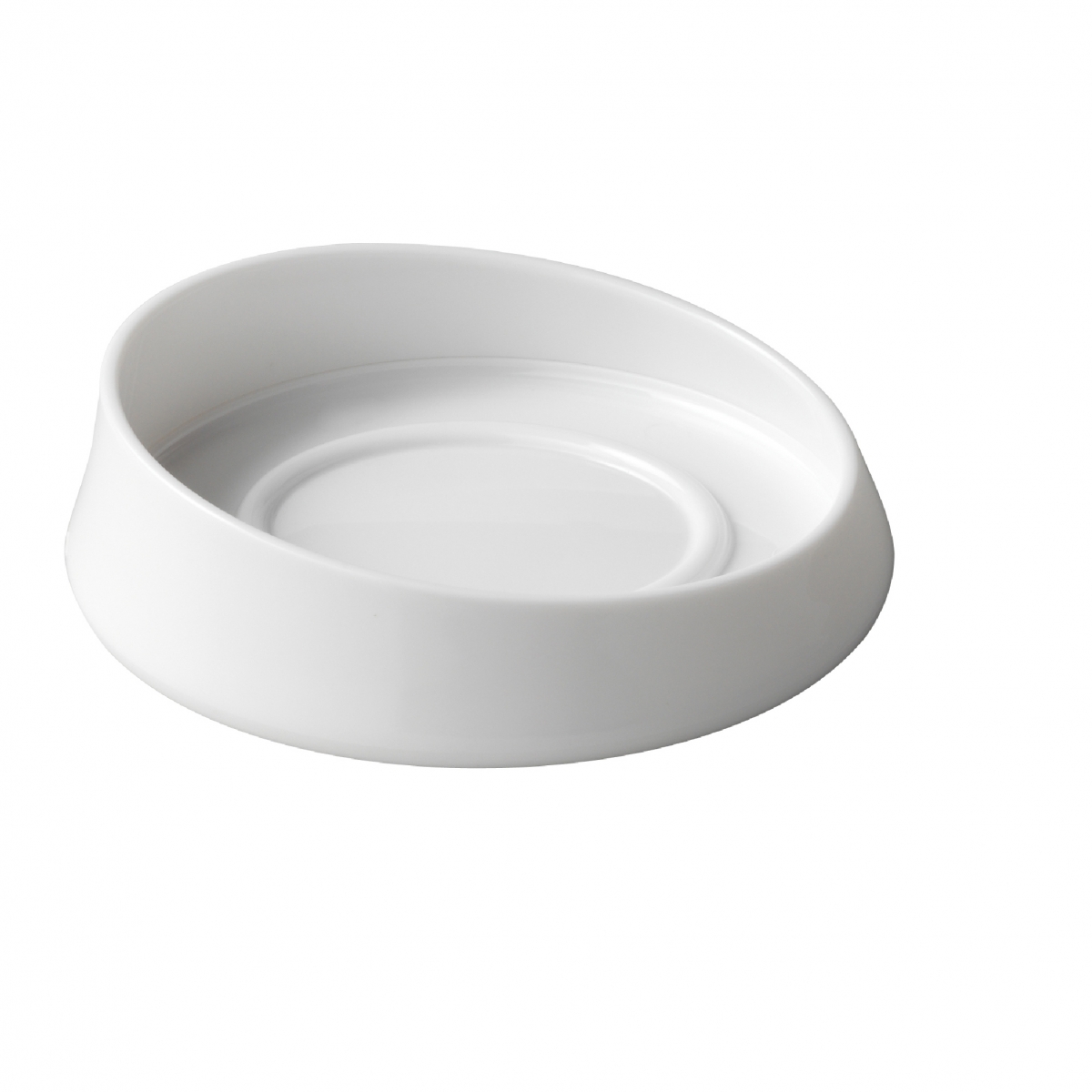 Ambient photos of Flou Set 4 Pz. (Dispenser, Toothbrush holder, Soap dish, Toilet brush) White [51969]