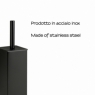 Photos ambiantes de Teseo Matte Black Wall Toilet Brush Holder [51971]