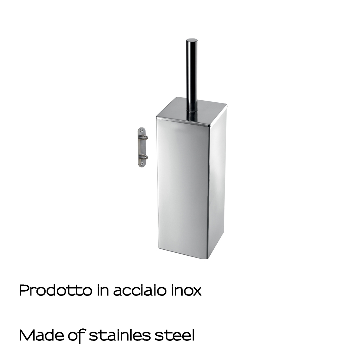 Photo de Teseo Chrome Wall WC Brush Holder