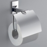 Porte-papier toilette Maine Chrome avec couvercle