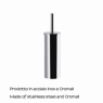 Maine Chrome Floor Toilet Brush Holder