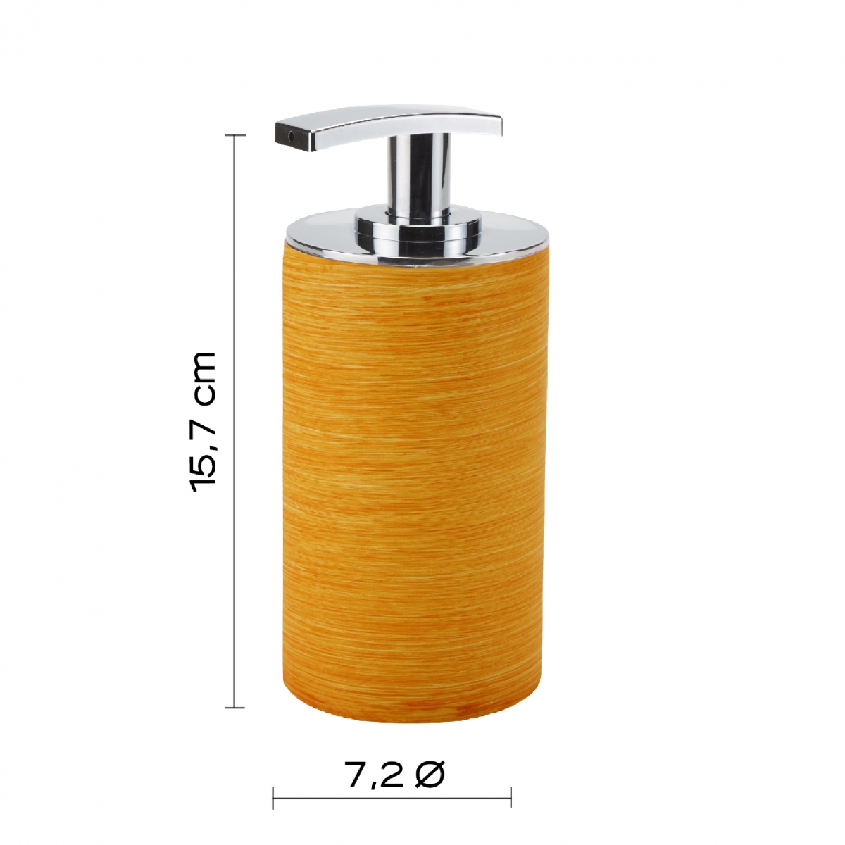 Ambient photos of Sole Set 4 Pz. (Dispenser,Toothbrush holder,Soap dish,Toilet brush) Orange [52033]