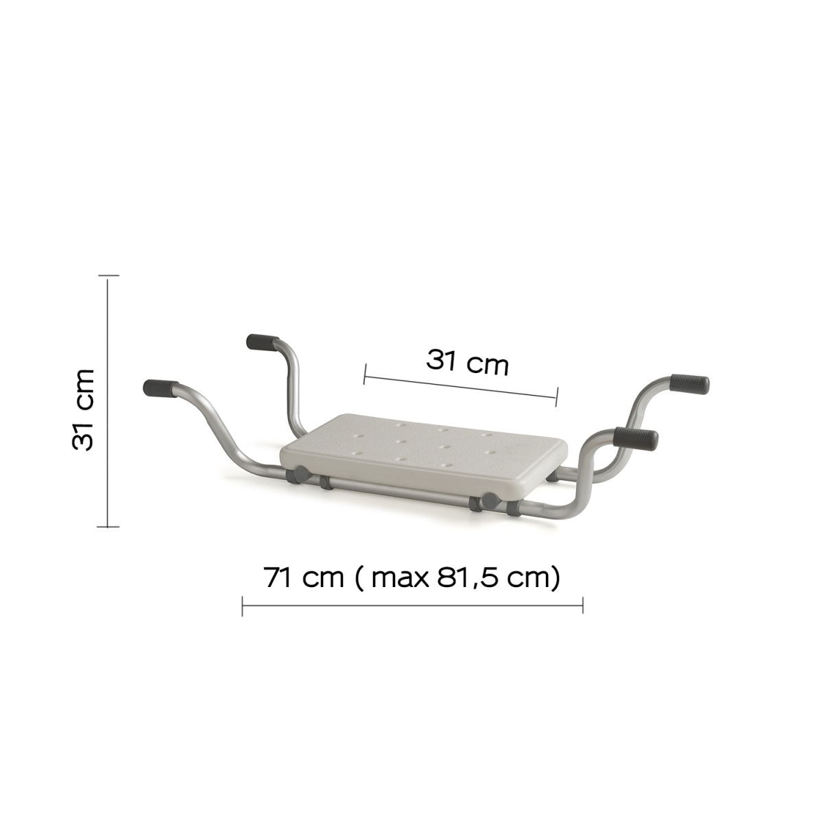 Friend White Bathtub Seat