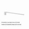 Ambient photos of Pirenei Matte White Fixed Towel Rack 1 Bar [52072]