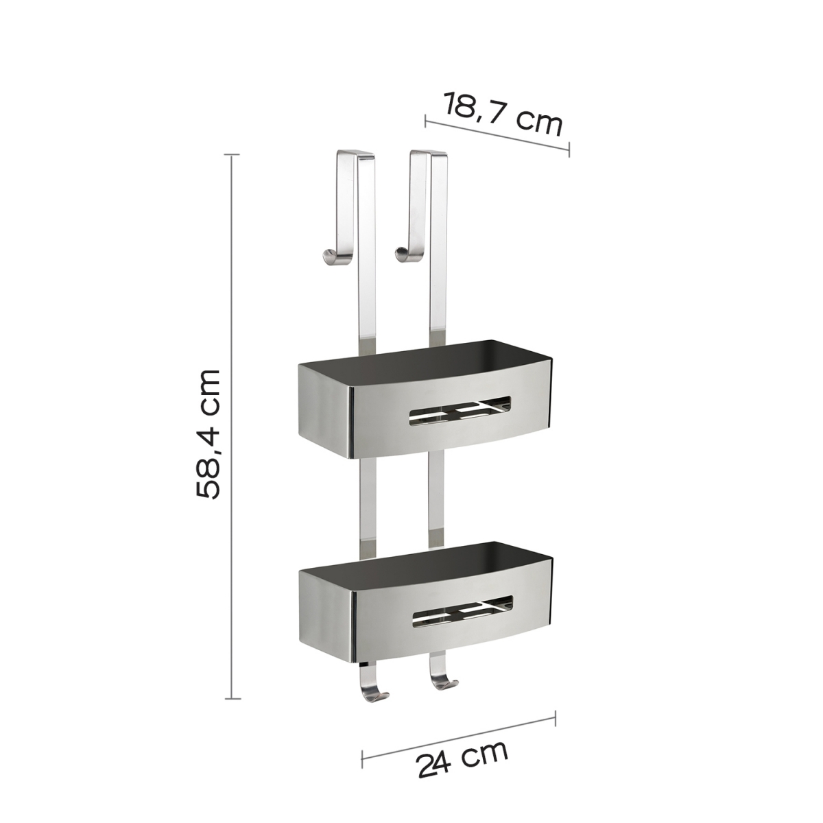 Foto de Double Hanging Slide Poseidon Chrome