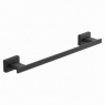 Ambient photos of Atena Set 4 Pz. (Towel rack 35Cm, Towel holder, Hanger, Ring) Matte Black [52140]