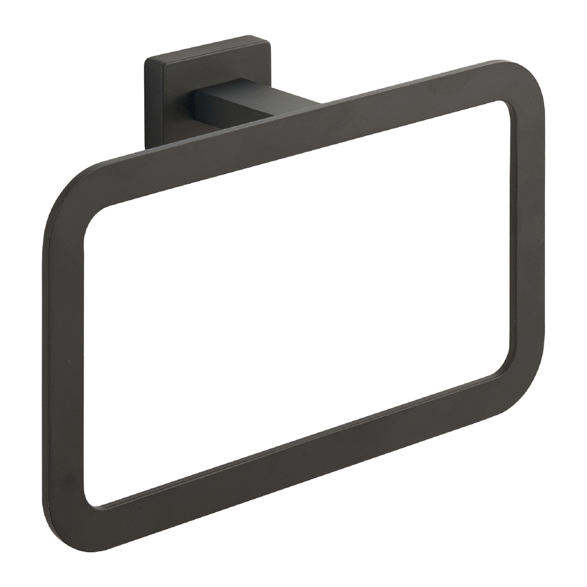 Ambient photos of Atena Set 4 Pz. (Towel rack 35Cm,Towel holder,Hanger,Ring) Matte Black [52146]