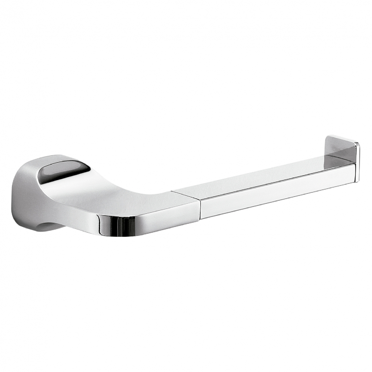 Stelvio Set 4 Pz. (Towel rack 35Cm, Toilet pad, Hanger, Ring) Chrome