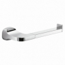 Stelvio Set 4 Pz. (Towel rack 35Cm, Toilet pad, Hanger, Ring) Chrome