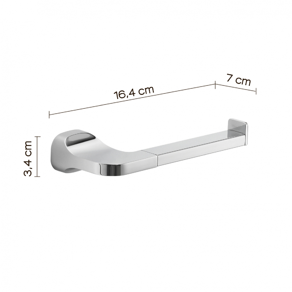 Photos d’ambiance de Stelvio Set 4 Pz. (Porte-serviettes 35Cm, Porte-serviettes, Cintre, Anneau) Chrome [52153]