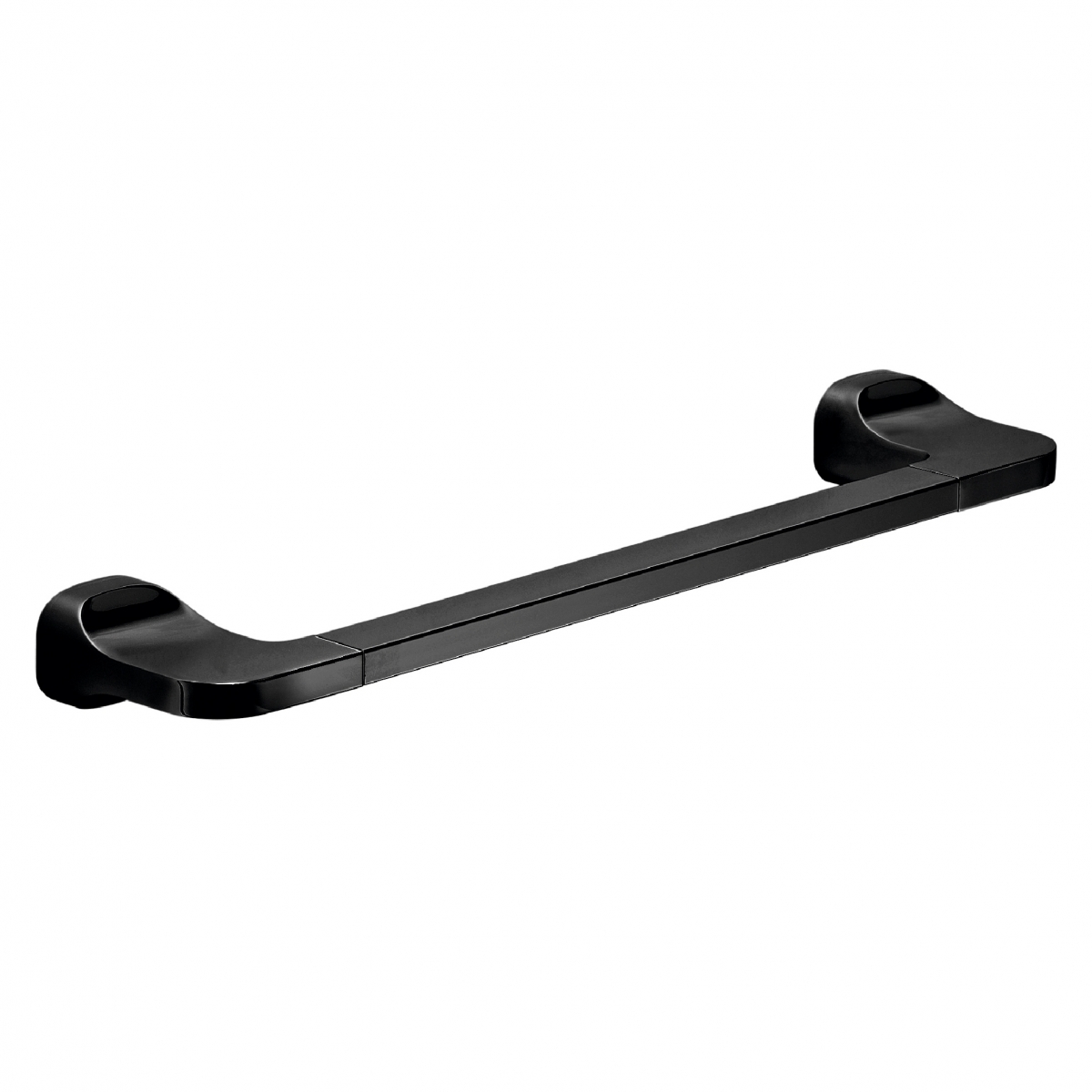 Ambient photos of Stelvio Set 4 Pz. (Towel rack 35Cm, Towel holder, Hanger, Ring) Matte Black [52160]