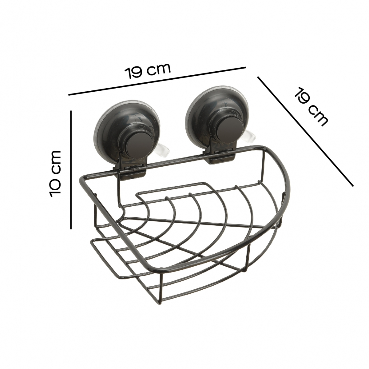 Foto des Objekthalters Angular Hot Suction Nap Matt Black