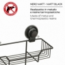 Image of Double Suction Cup Hot Matte Black Object Holder