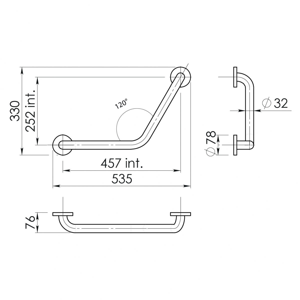 135º Project Chrome Handle