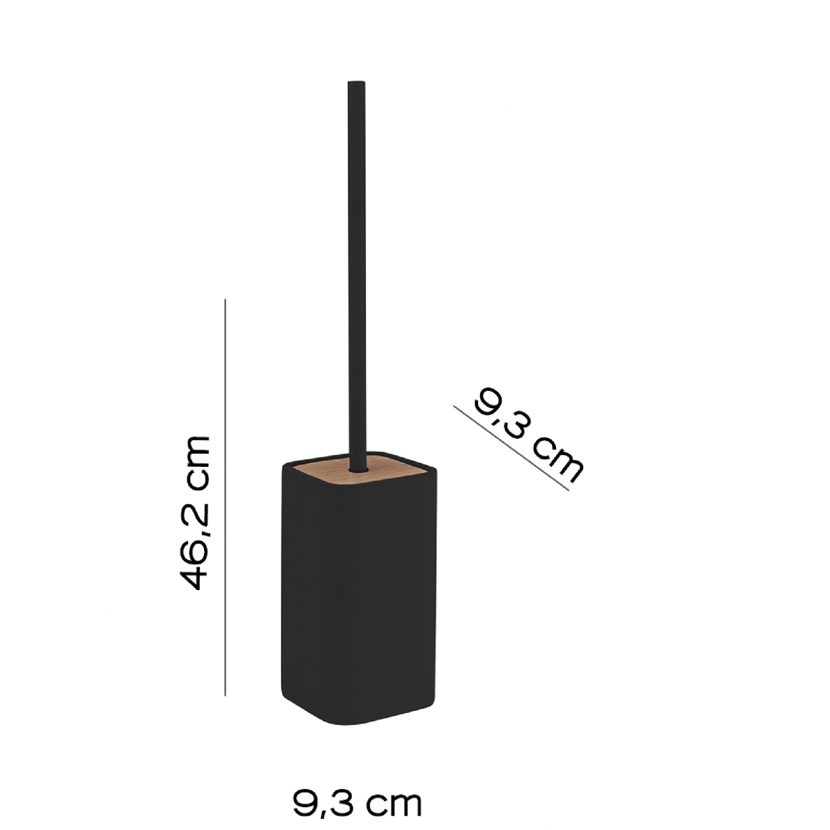 Ambient photos of Ninfea Set 5 Pz. (Dispenser + Toothbrush Holder) Matte Black [52256]