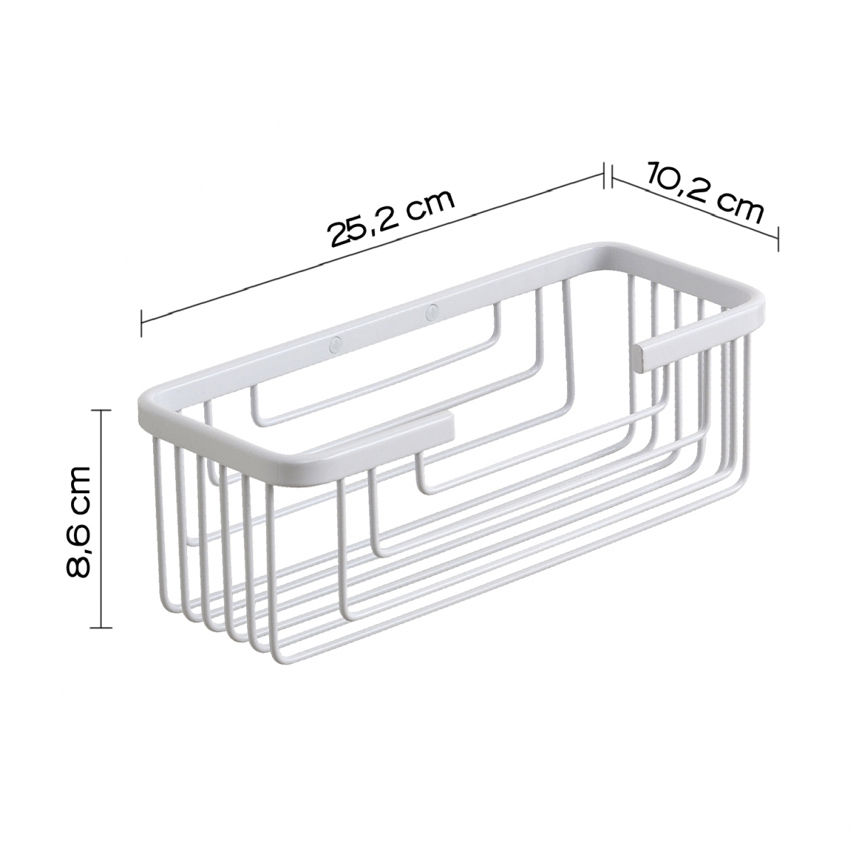 Image of White Rectangular Slide