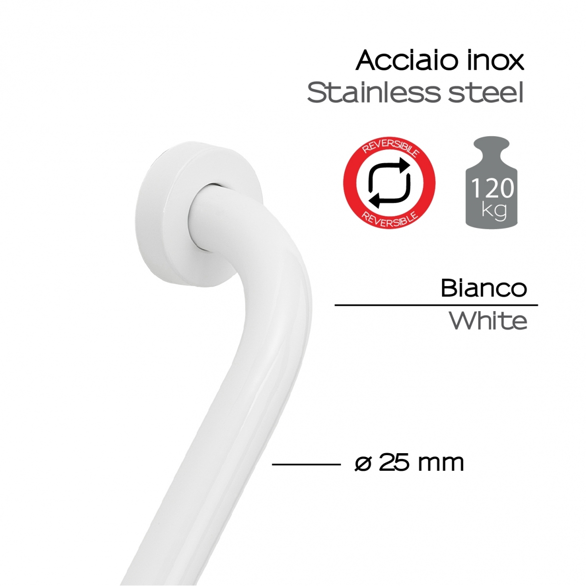 Até 135º Punho Branco