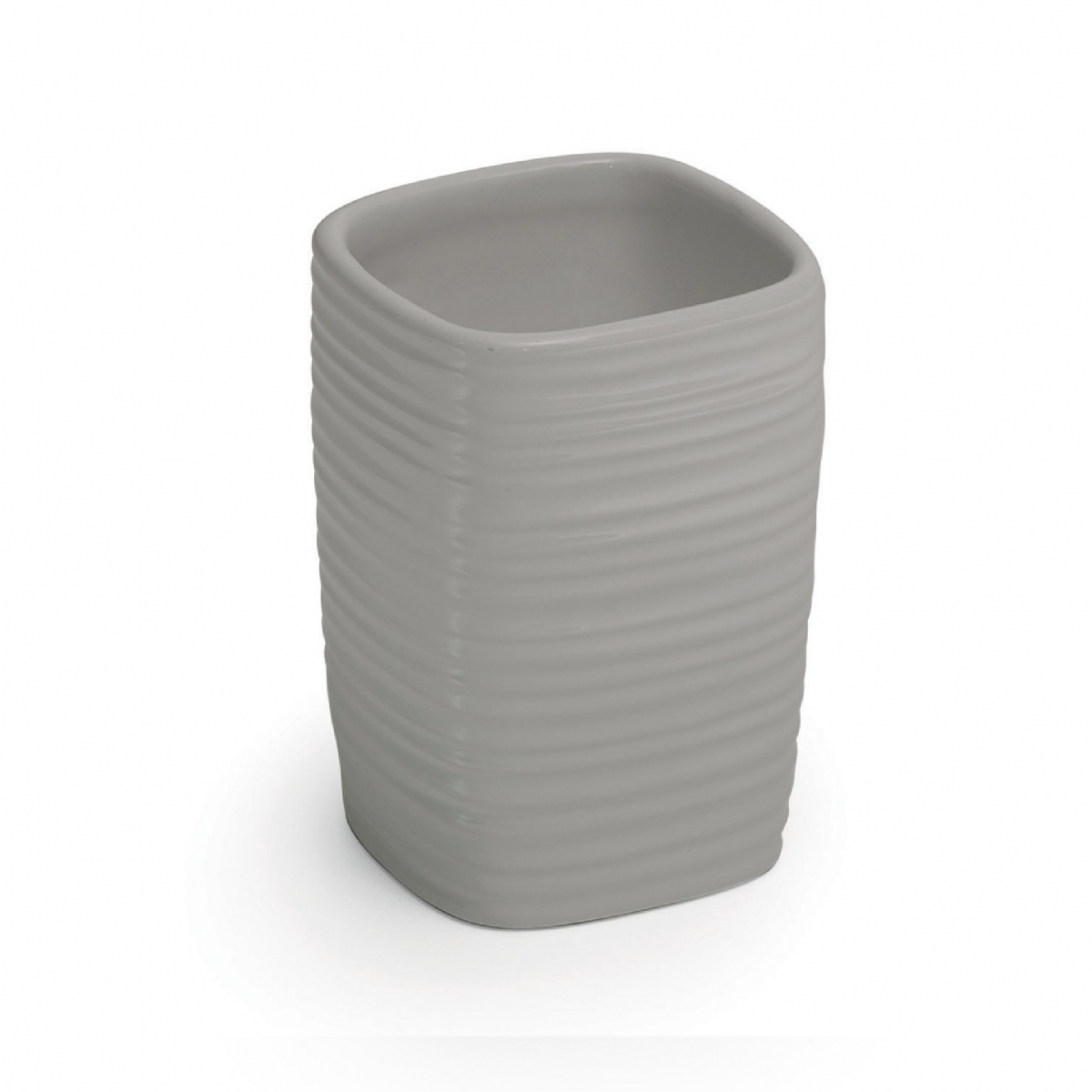 Kelly fotos ambiente set 4 Pz. (Dispensador, Suporte para escova de dentes, Saboneteira, Escova de vaso sanitário) Cinza [52324]