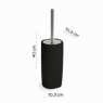 Kelly Ambient Photos Set 4 Pz. (Dispenser, Toothbrush holder, Soap dish, Toilet brush) Black [52336]