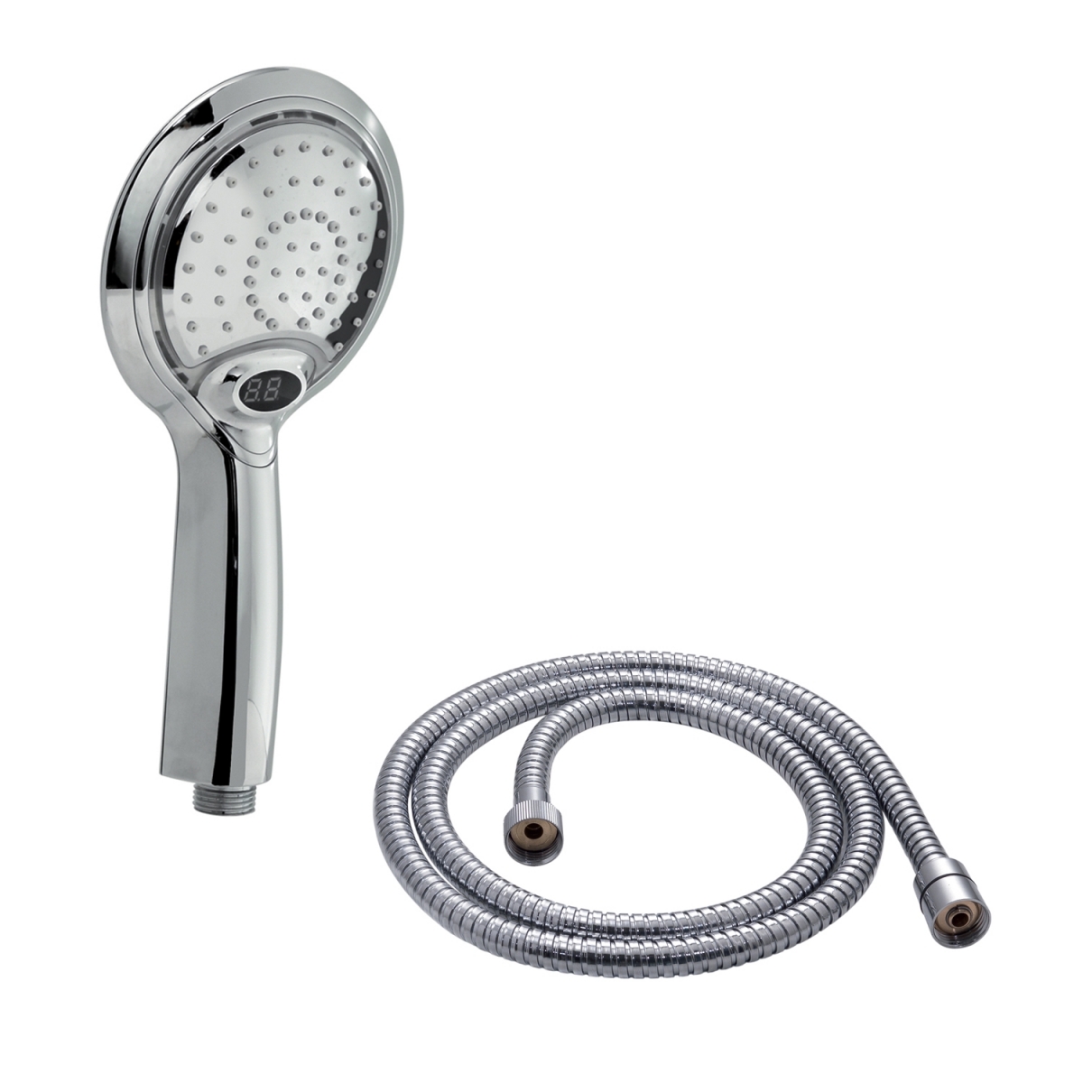 1 Jet Thermo Lighto 00 Alça de Duche Cromada