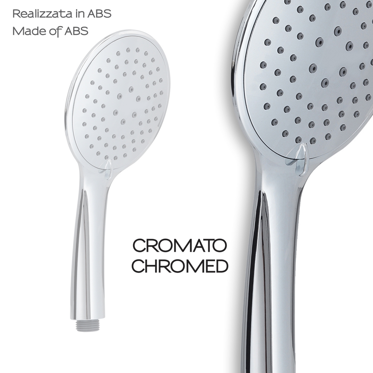 Ambient photos of Shower Handle 3 Jets Tech 02 Chrome [52390]