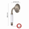 Shower Handle 1 Jet Liberty 01 Bronze