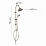 Ambient photos of Adjustable Shower Column Liberty 01 Adjustable Shower Column Bronze [52411]