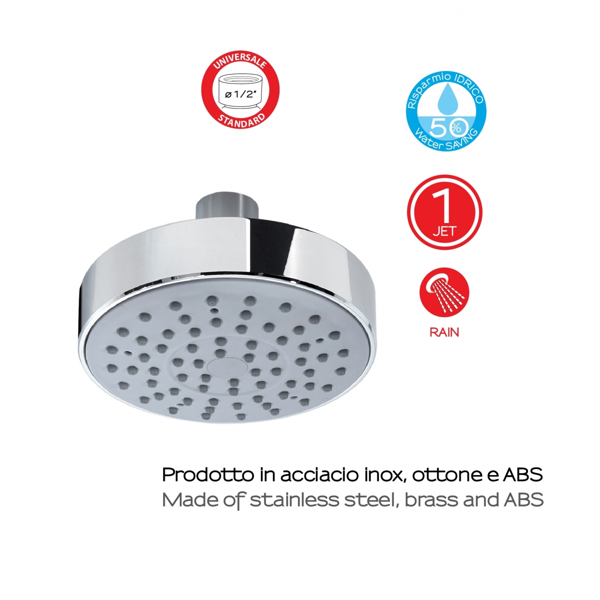 1 pulvérisateur de douche Jet Easy 01 Chrome