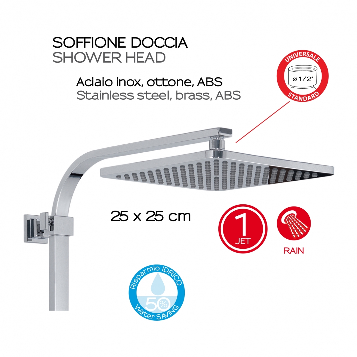 Photo of Extendable Shower Column Star Mix 01 Chrome Extendable Shower Column