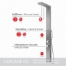 Imagen de Panel De Ducha Multifunción Cascade 00 Cepillado