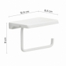 Ambient photos of Roll Holder With Support Tray White