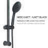Photo of Tech 13 Matte Black Shower Set