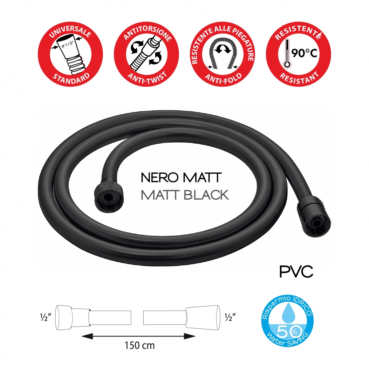 Photos d’ambiance de Flexo Pvc 150 Cm Noir 00 Noir mat [52495]