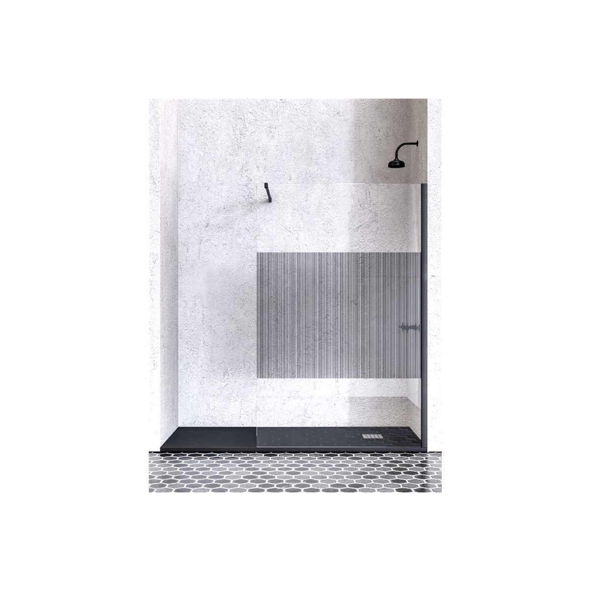 Mampara Mindanao Decorado Noir The Black Collection