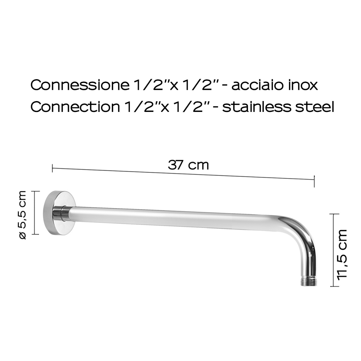 Umgebungsfotos des High Pro 02 Chrome Duschsets 5 Stücke [52513]