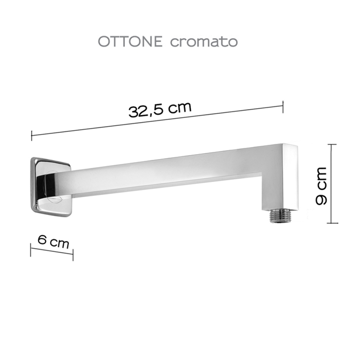 High Pro 03 Chrome Douche Set 5 Pièces