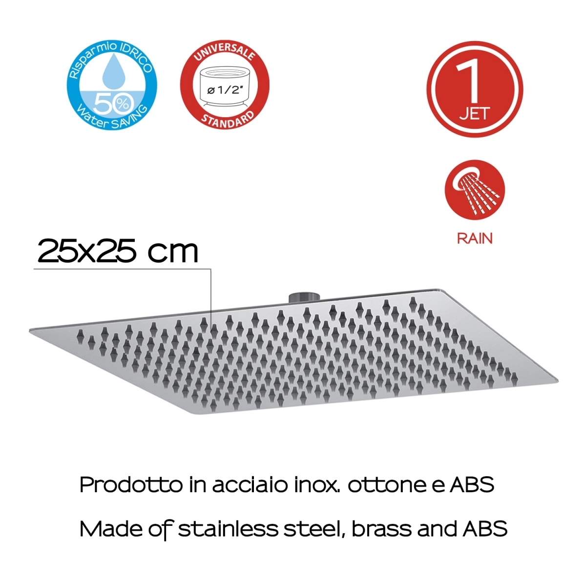 Fotos ambiente de High Pro 03 Chrome Shower set 5 peças [52519]