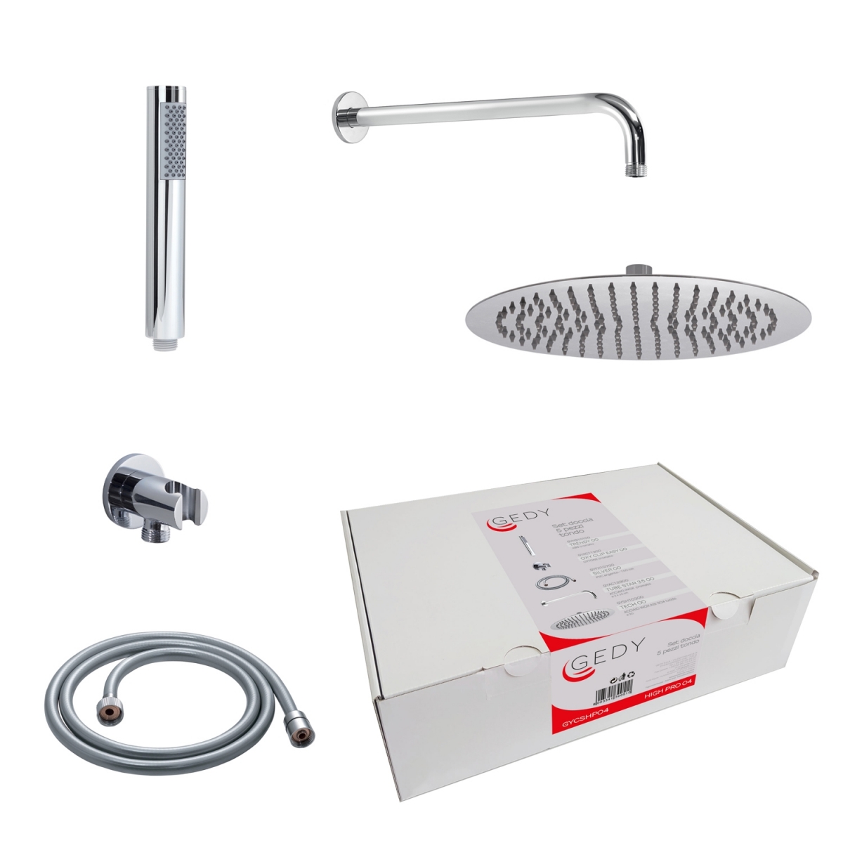 Fotos ambiente de High Pro 04 Chrome Shower set 5 peças [52525]