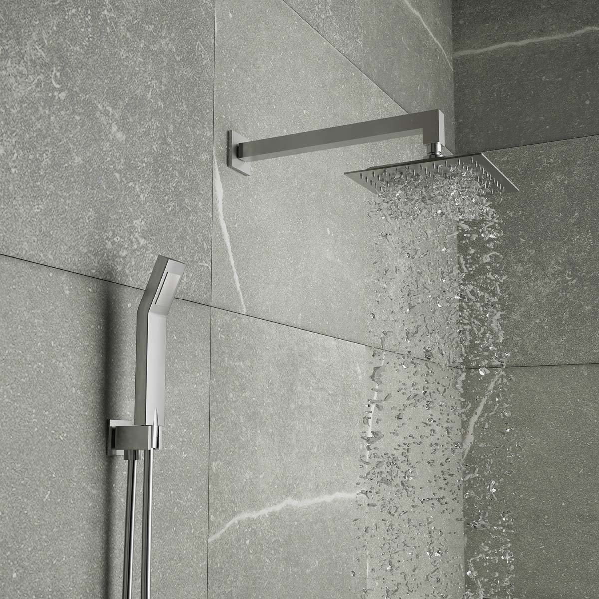 High Pro 09 Chrome Shower Set 3 Pieces